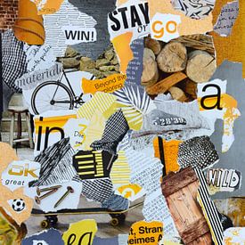 Inspiratie recycling collage van Trinet Uzun