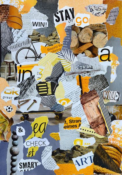 Inspiration Recycling-Collage von Trinet Uzun