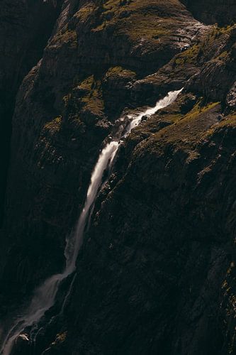 Waterfall on mountains