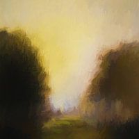 Grove at dusk