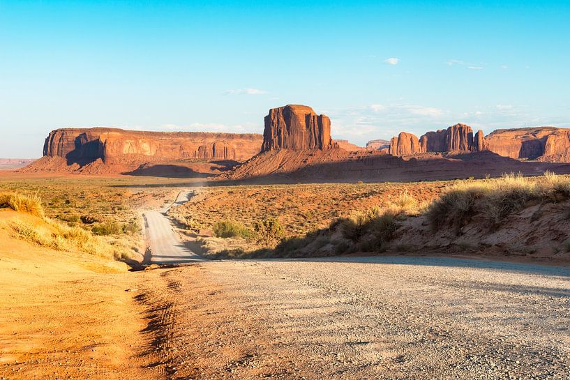 American West - Monument Valley Sunset Road by Philippe HUGONNARD
