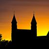 Silhouette of the Basilica of Our Lady in Maastricht by Anton de Zeeuw