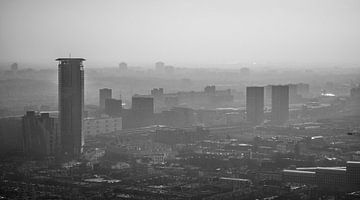 Den Haag vanaf 140m hoogte. van Renzo Gerritsen