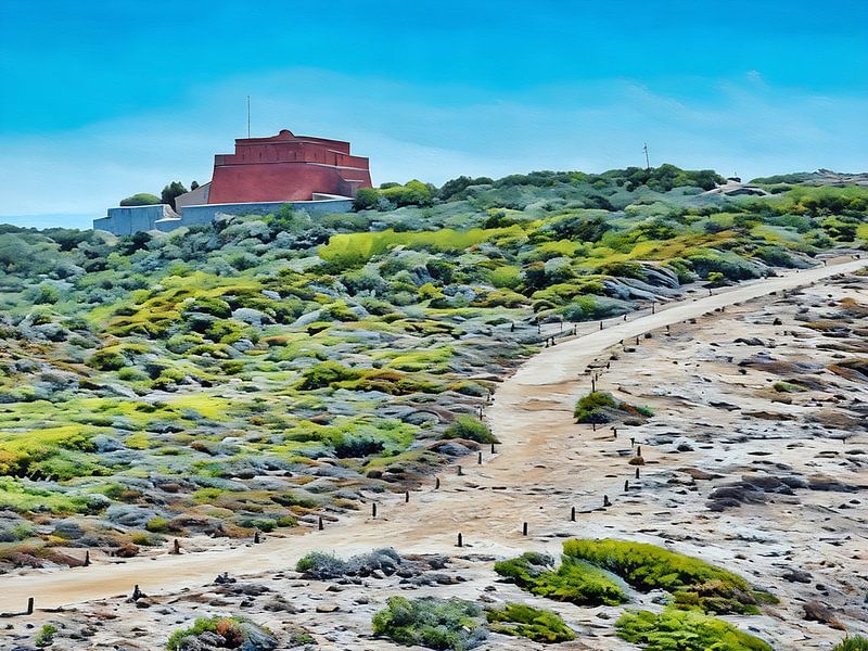Path to the Red Fortress by Sergio Pazzano