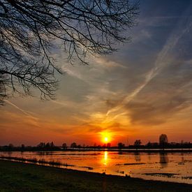 Sonnenuntergang von Ad van Kruysdijk