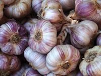 Knoflook op de markt in Bedoin