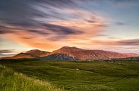 Zonsondergang in de Schotse bergen, Loch Taebhaidh, Schotland van Sebastian Rollé - travel, nature & landscape photography thumbnail