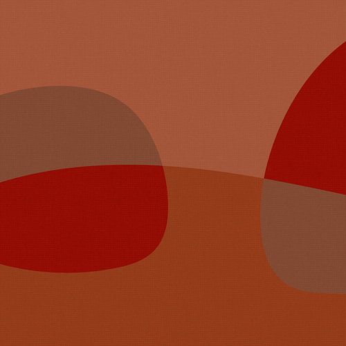 Minimalistische abstracte kunst in aardetinten I