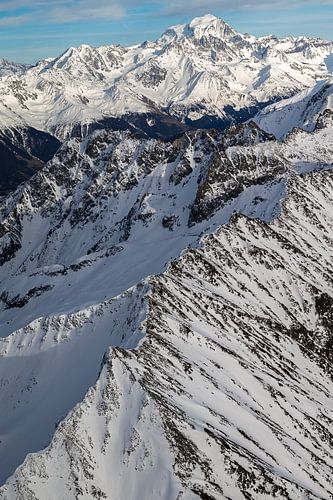 Mont Blanc from the air