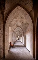 Couloir d'un monastère abandonné