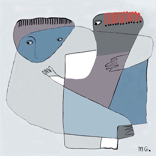 Modern. Abstract. Dance of live