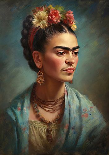 Frida Poster - Frida Art Print Muurkunst Portret