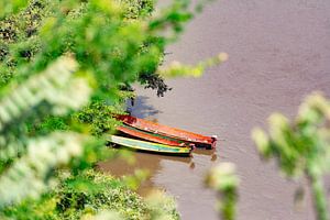 Boote auf dem Rio Magdalena