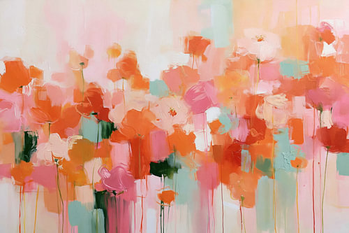 Blumenpracht in Pastelltönen