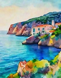 Spring on the Mediterranean coast by Anna Marie de Klerk