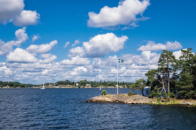 Schären an der schwedischen Küste van Rico Ködder