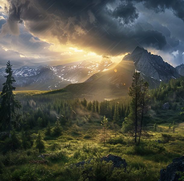 Lichtzauber in den Höhen von fernlichtsicht