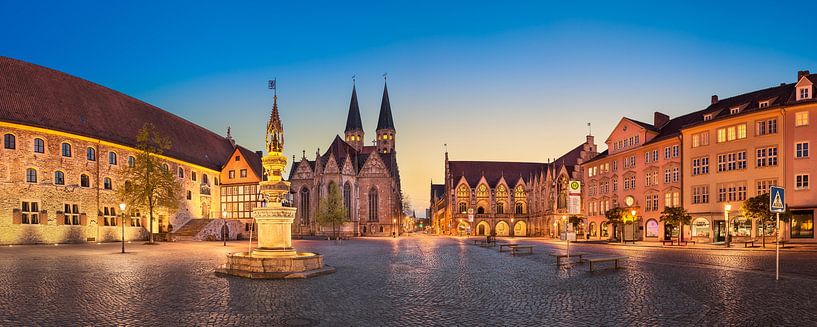 Panorama of Altstadtmarkt in Braunschweig by Michael Abid