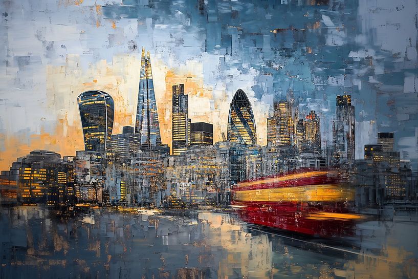 Dämmerung am Horizont von fernlichtsicht