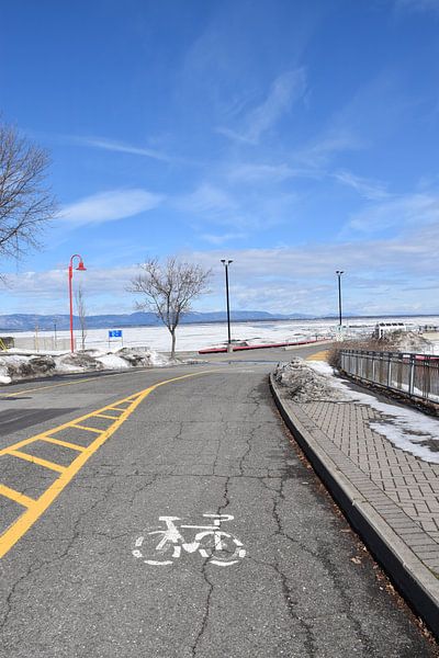 The city yard in spring by Claude Laprise