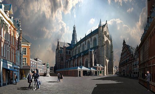 Haarlem . Grote Markt