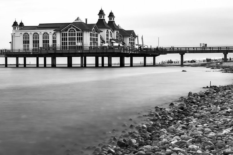 Pier in Selin ( Rügen ) van Daniel Osthues