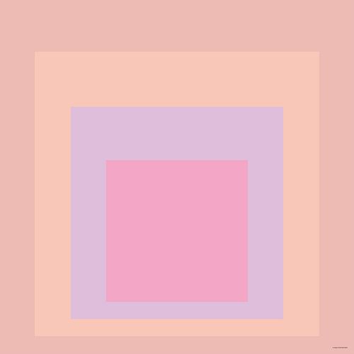 Abstract Pink Lilac Square – Minimalist Colour Study