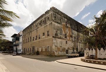 Oud gebouw in Stone Town, Zanzibar, Tanzanie van Imageditor