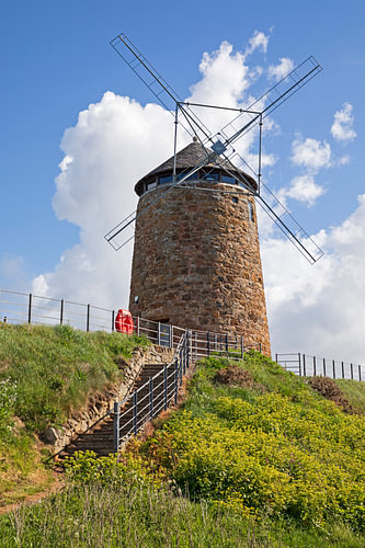 St Monan's Windmill, Fife Coastal Path, St Monan's Fife, Schotland