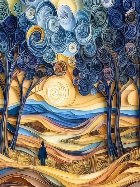 Paysage en papier par TOAN TRAN