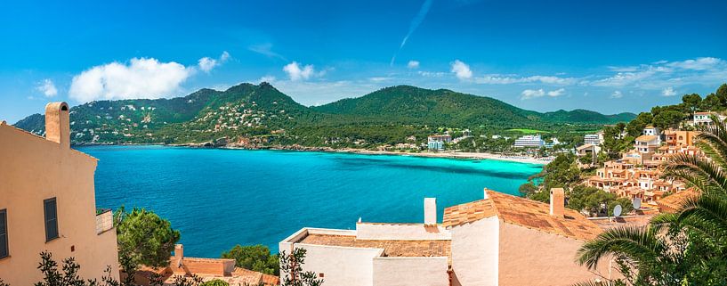 Canyamel baai, prachtige kustlijn op het eiland Mallorca, Spanje van Alex Winter