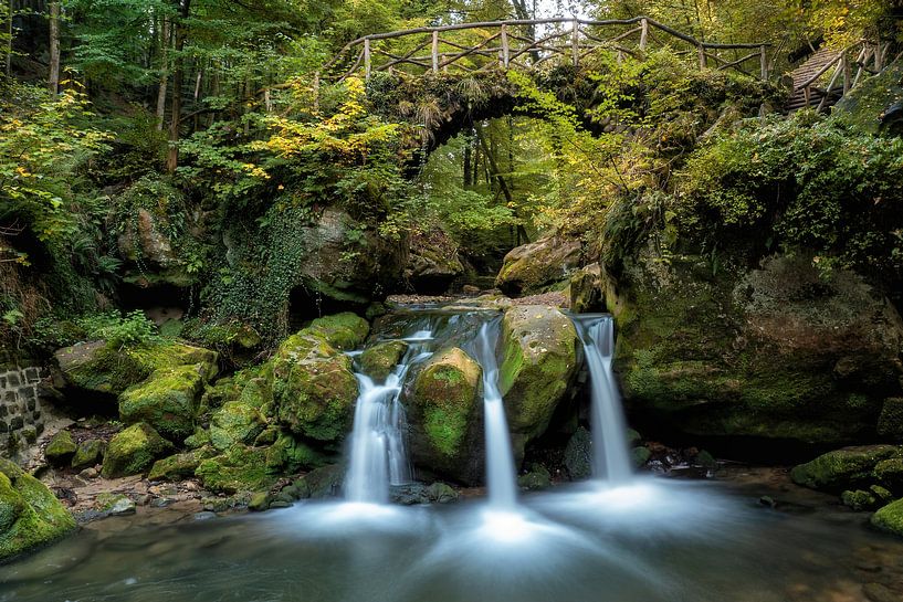 Schiessentümpel-Wasserfall, Mullerthal. von Bart Ceuppens