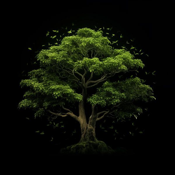 Tree of life green by TheXclusive Art