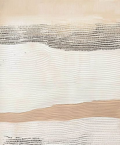 Geschichtete Linien in sanften Erdtönen