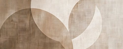 Lin naturel abstrait scandinave