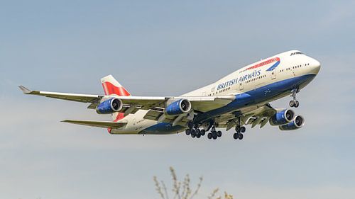 Passagierflugzeug vom Typ Boeing 747-400 der British Airways. von Jaap van den Berg