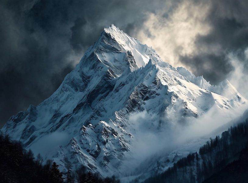 Winterlandschaft von fernlichtsicht