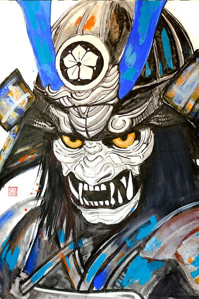 Affen-Samurai von Péchane Sumie