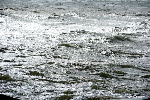 Zee met golven