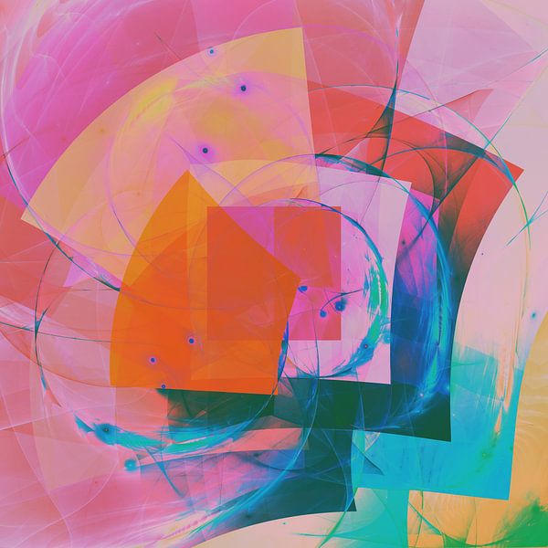 Abstract composition 341 by Angel Estevez