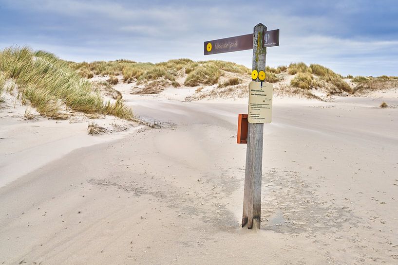 Dunes sur l'île de vacances de Texel par eric van der eijkj