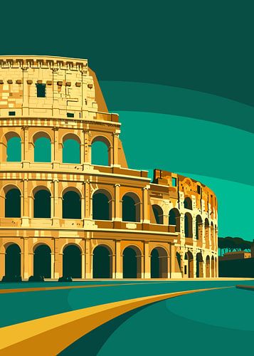 Rome Italië Het Colosseum