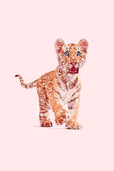 Glitzer Tiger