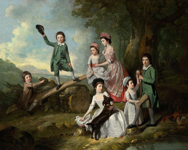 De Lavie kinderen, Johann Zoffany van Meesterlijcke Meesters