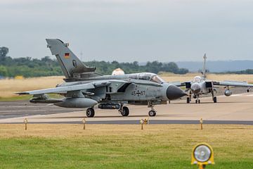 Twee Panavia Tornado's van de Duitse luchtmacht. van Jaap van den Berg