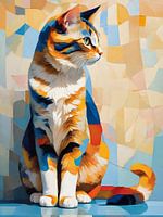 Abstracte Aanschouwing van een Kat