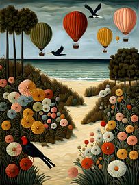 Balloon Beach by Artclaud