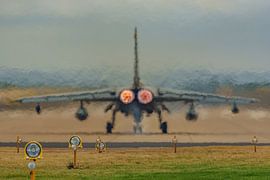 Duitse Panavia Tornado met full afterburner!