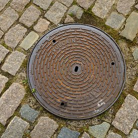 Round manhole cover Vulcain – Ghent by MMFoto