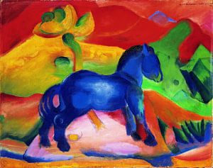 Franz Marc, Blaues Pferd, 1912 von Atelier Liesjes